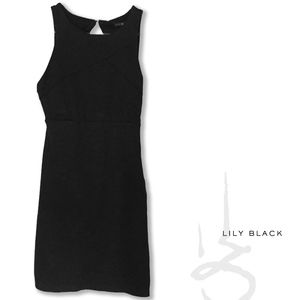 Lily Black Montra Black Ponte Dress (sm) *SAMPLE*